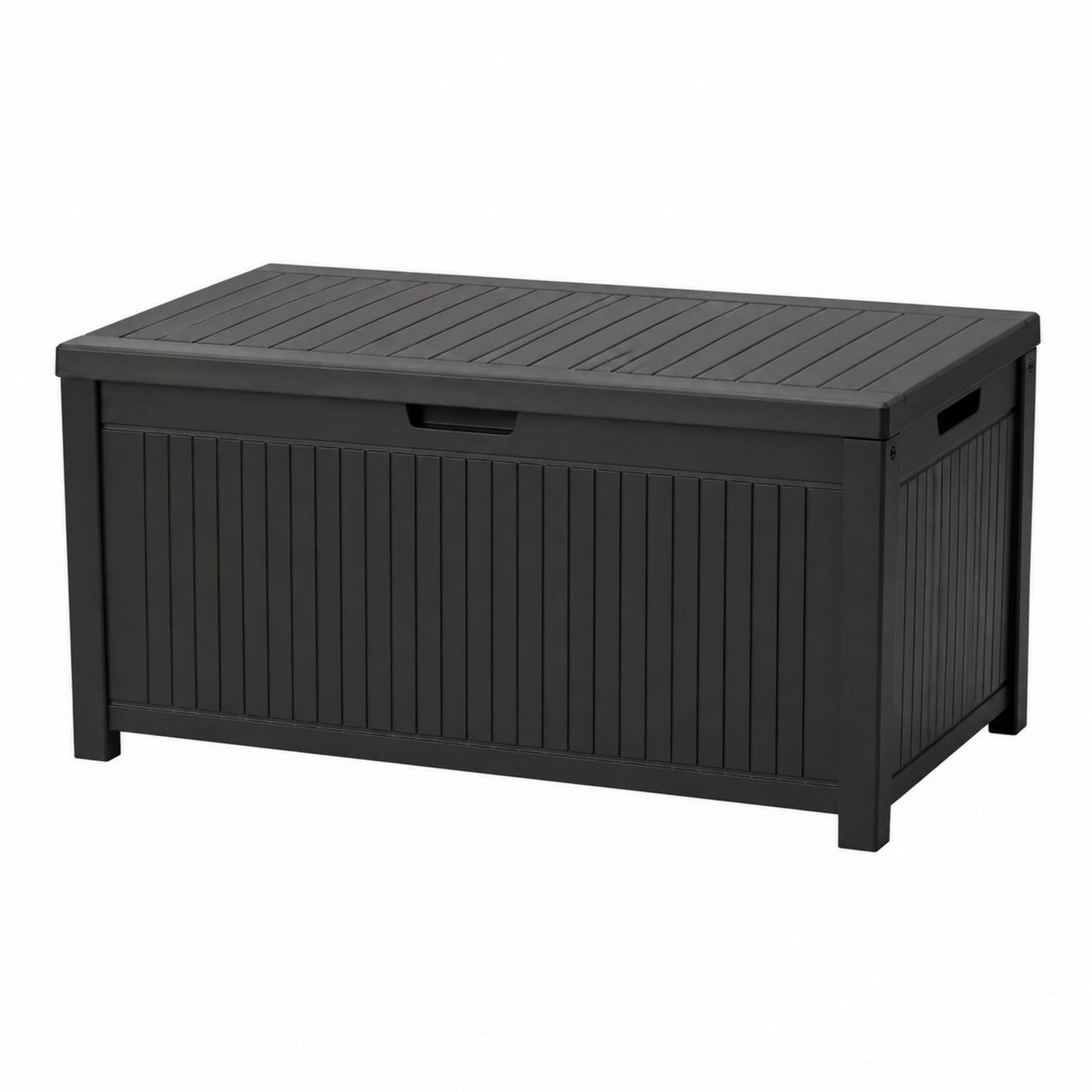 Black Plastic Outdoor Storage Box