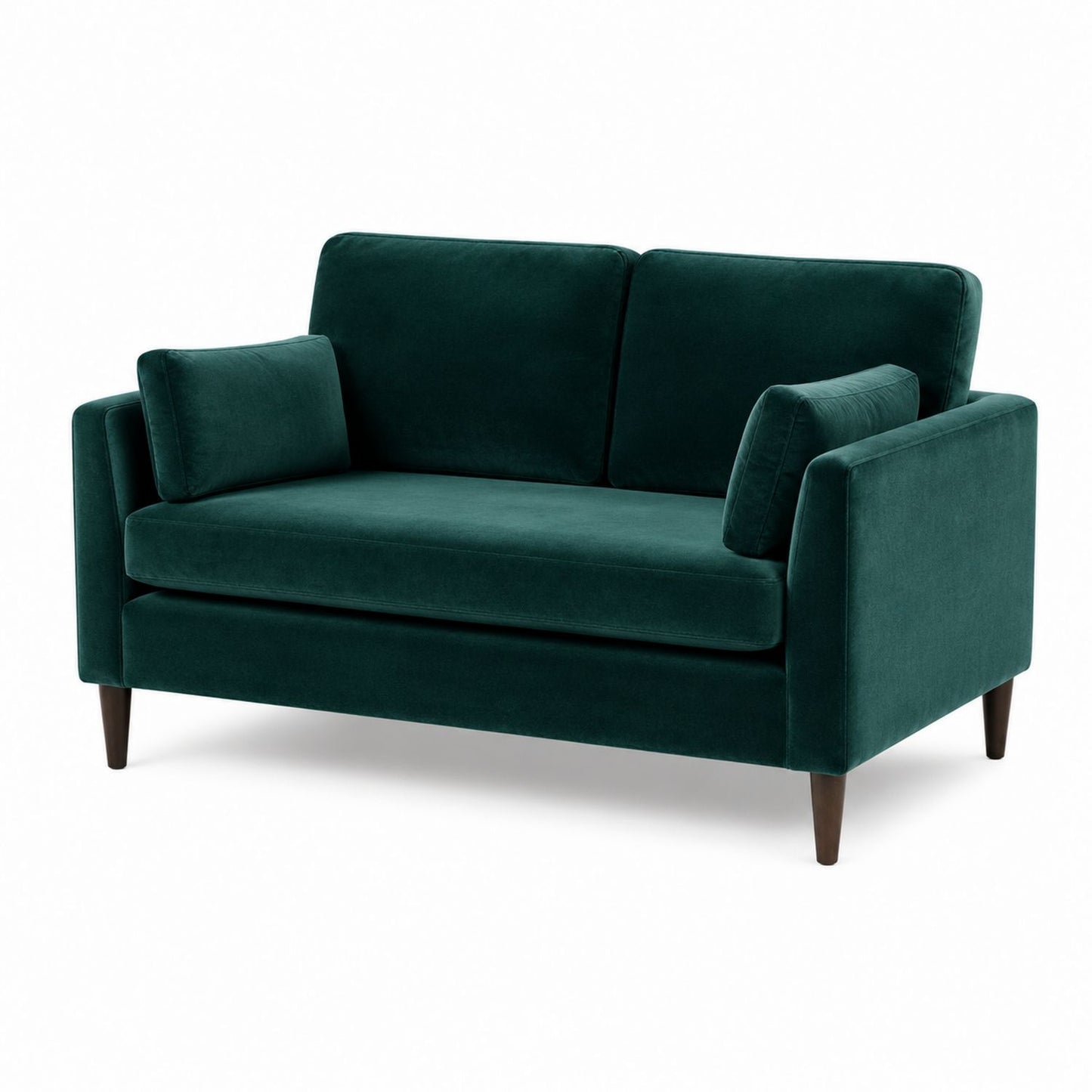 Velvet Loveseat Sofa Green