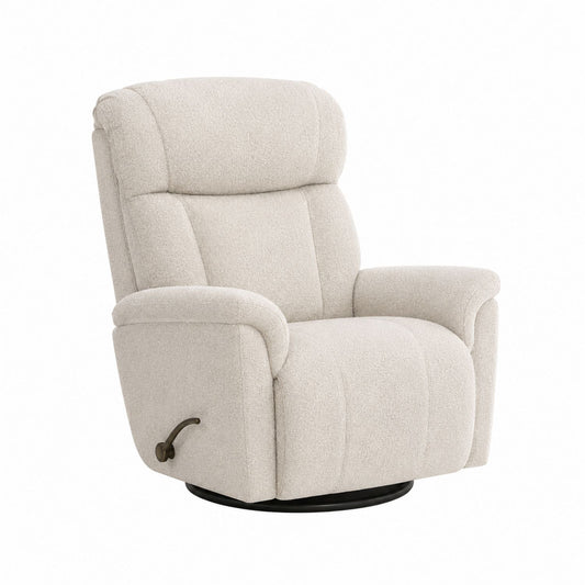 Polyester Recliner Chair with Swivel and Adjustable Backrest