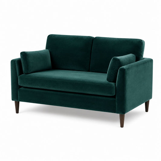 Velvet Loveseat Sofa Green