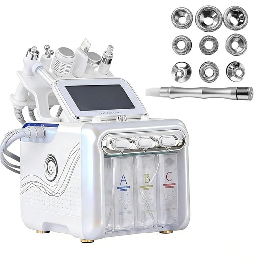 Hydrogen Oxygen Facial Machine, 7 In, Deep-Cleansing Skin Care System