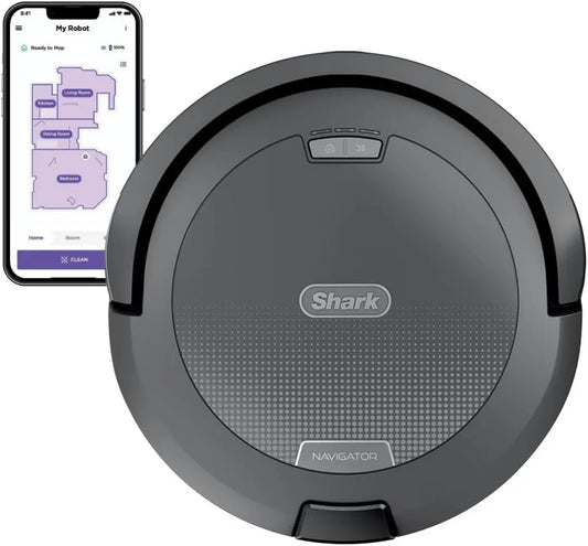 Shark Navigator Robot RV2110 Robot Vacuum and Mop, Steel Grey, SmartPath Navigation