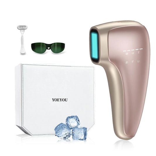 IPL Hair Removal Device, Bikini & Whole Body, 39°F Sapphire Ice Cooling Technology, For Women and Men, At-Home Use, Laser Hair Reduction